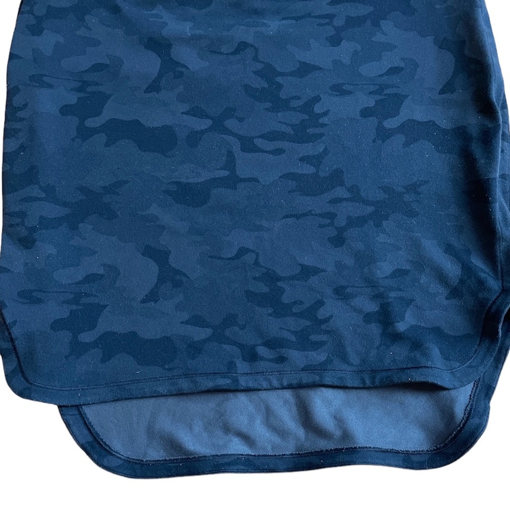 Lululemon Black Camo City High-Low Mini Skirt Size 8 - Athleisure Casual Comfy - Picture 5 of 11